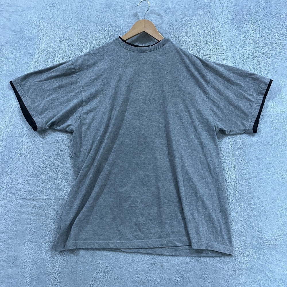 Vintage Dream USA T Shirt Mens Large Heather Gray Cotton Crew Neck Short Sleeve